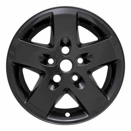 COAST2COAST 17", 5 Spoke, Gloss Black, Plastic, Set Of 4, Not Compatible With Steel Wheels IWCIMP340BLK